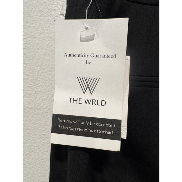 Theory Women Dress Pants Wool Black Flare Leg Julianne Tailor Trousers Sz 0 NWT - Picture 7 of 11